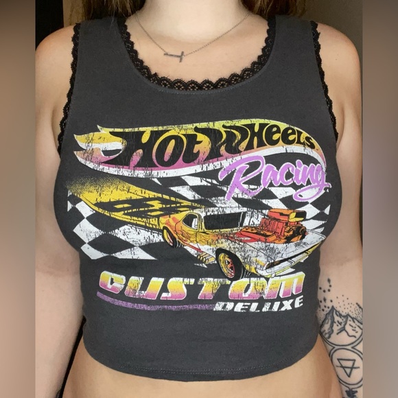Tops - Hot Wheels Crop Tank Top
